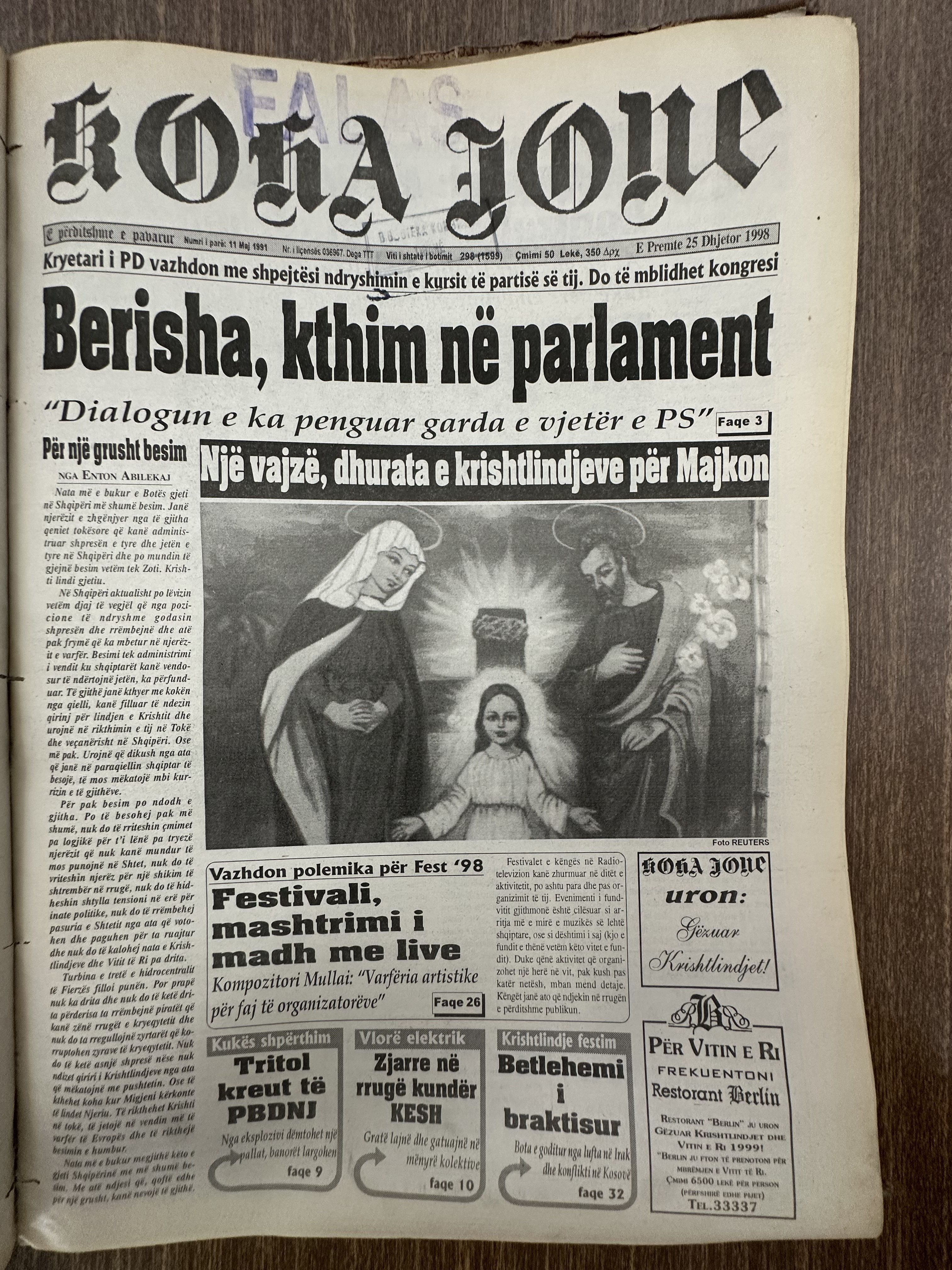 Koha Jonë 1998-12-25